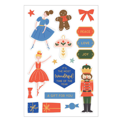 2 Pack Spellbinders Chipboard Stickers-Nutcracker Ballet SCS300