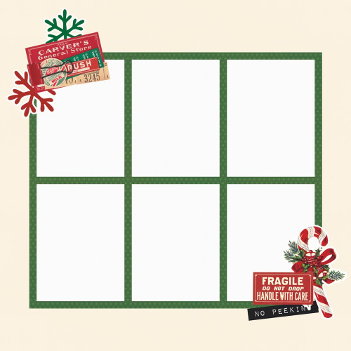 3 Pack Simple Stories Simple Pages Page Pieces-Simple Vintage Dear Santa SSSPPP-20835