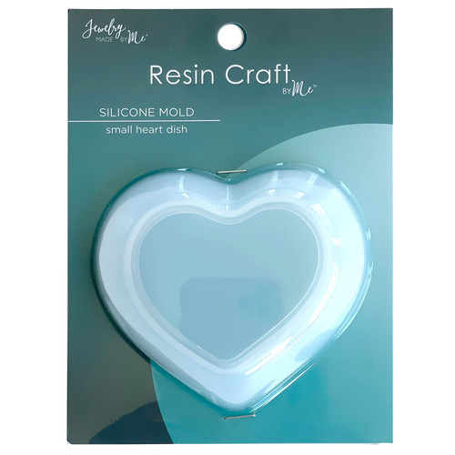 3 Pack Jewelry Made By Me Resin Craft Silicone Mold-Small Heart Dish R4220147 - 842702198094