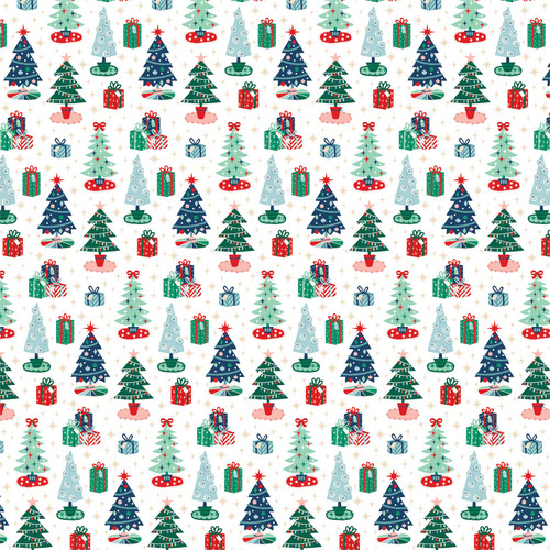 25 Pack Happy Holidays Double-Sided Cardstock 12"X12"-Under The Tree HPH12-7002