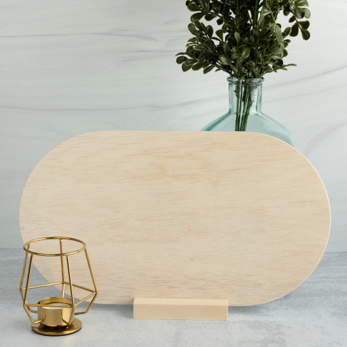 2 Pack Walnut Hollow Birch Plywood Pill-Shape-15" 503515