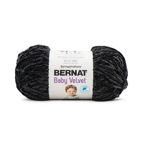 2 Pack Bernat Baby Velvet Big Ball Yarn-Baby Blackbird 164186-86063 - 057355491038