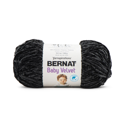 2 Pack - Bernat Baby Velvet Big Ball Yarn-Baby Blackbird - 164186-86063 - 057355491038