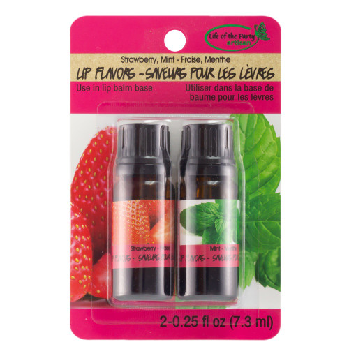 6 Pack Life Of The Party Lip Flavor 2/Pkg-Strawberry & Mint 610LF-27 - 649979610270