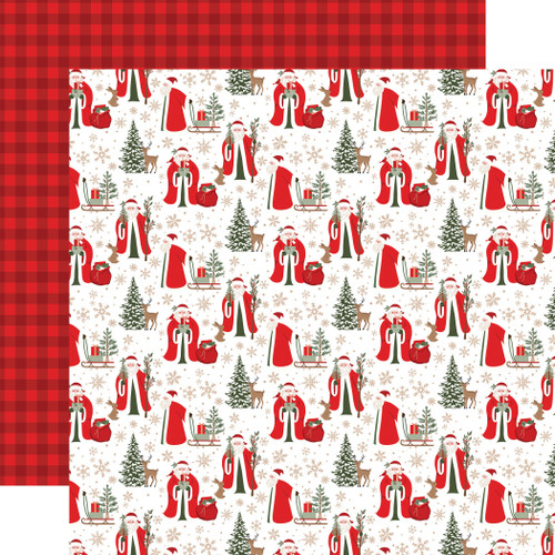 25 Pack Christmas Time Double-Sided Cardstock 12"X12"-Magical Christmas EPCT12-30002 - 691835223315