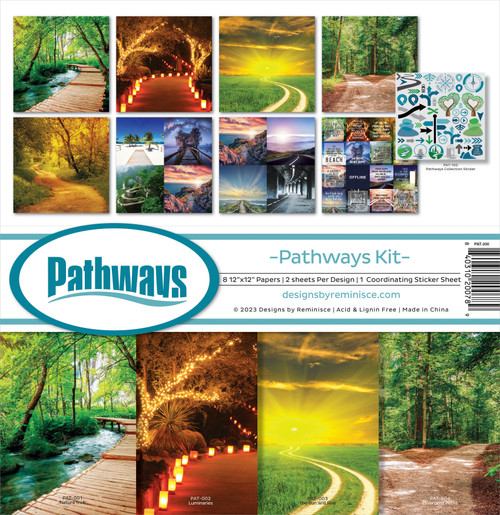 3 Pack Reminisce Collection Kit 12"X12"-Pathways PAT-200 - 840310200789