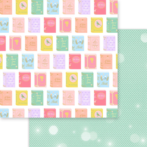 25 Pack Book Lover Double-Sided Cardstock 12"X12"-Read On! MPBOO12-61168 - 4582248611683