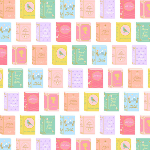 25 Pack Book Lover Double-Sided Cardstock 12"X12"-Read On! MPBOO12-61168