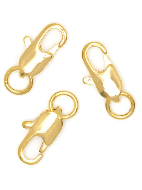 3 Pack Cousin Gold Elegance Lobster Claw Clasp 3/Pkg-14k Gold Plated 2949721