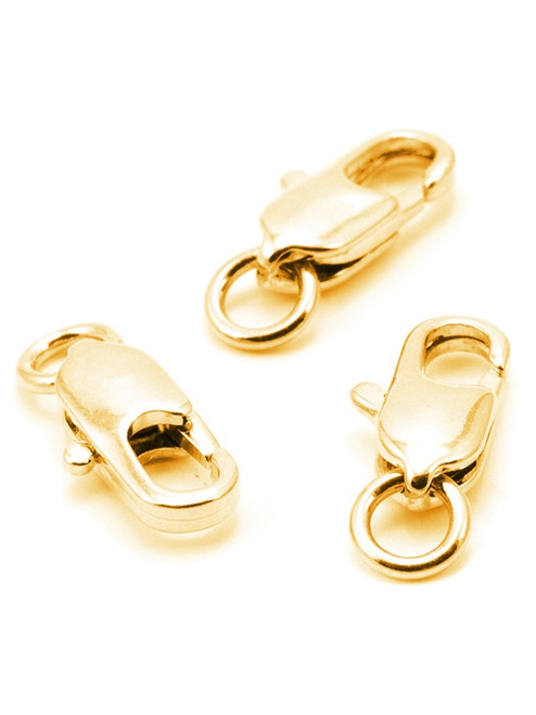 3 Pack Cousin Gold Elegance Lobster Claw Clasp 3/Pkg-14k Gold Plated 2949721