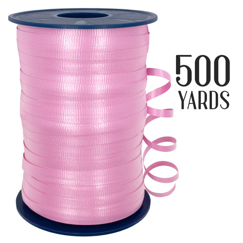 6 Pack Morex Crimped Curling Ribbon .1875"X500yd-Pink 253/5-022