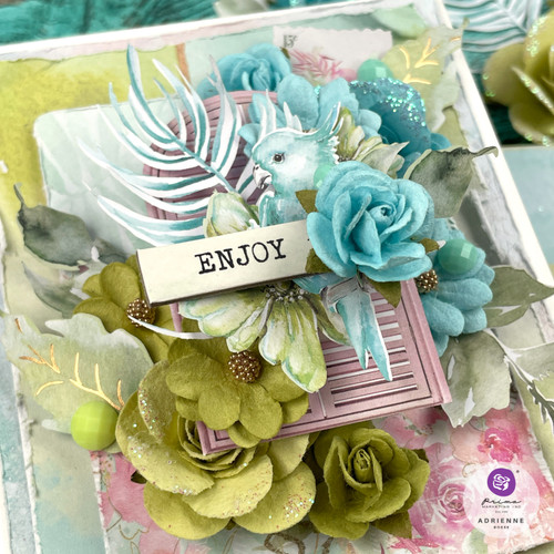 3 Pack Prima Marketing Ephemera 72/Pkg-Postcards From Paradise Set 1 PC662301