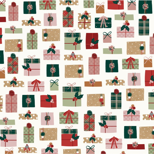 25 Pack Boho Christmas Double-Sided Cardstock 12"X12"-Better Not Pout SBC12-20505