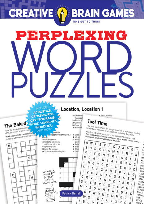 2 Pack - Brain Games: Perplexing Word Puzzles-Softcover - B6850580 - 9780486850580
