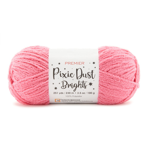 3 Pack - Premier Pixie Dust Brights Yarn-Pink Punch - 2096-07 - 840166821527