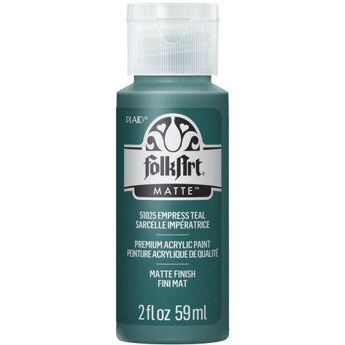 6 Pack - FolkArt Acrylic Paint 2oz-Empress Teal - FA-51025 - 028995510250