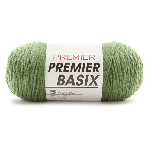 3 Pack - Premier Basix Yarn-Spruce - 1115-76 - 840166824771