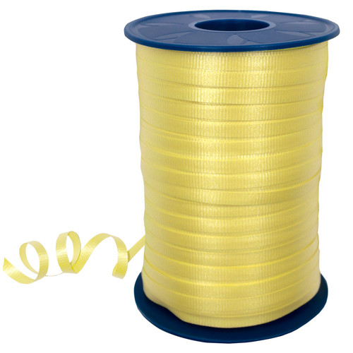 6 Pack Morex Crimped Curling Ribbon .1875"X500yd-Light Yellow 253/5-615 - 750265536157