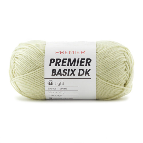 3 Pack Premier Yarns Basix DK Yarn-Sage 1142-60 - 840166819777