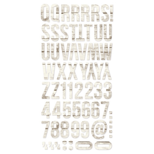 3 Pack - Simple Stories Color Vibe Foam Alpha Stickers 6"X12" 129/Pkg-Woods - Aspen - SSCVS-13489 3 Pack - Simple Stories Color Vibe Foam Alpha Stickers 6"X12" 129/Pkg-Woods - Aspen - SSCVS-13489