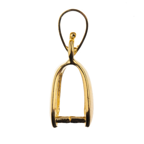 3 Pack - John Bead Dangle Pinch Bail 22mm 2/Pkg-Gold - 1401177