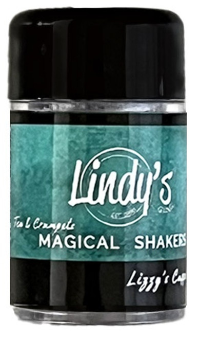 3 Pack Lindy's Stamp Gang Magical Shaker 2.0 Individual Jar 10g-Lizzy's Cuppa' Tea Teal MSHAKER-006 - 818495018314