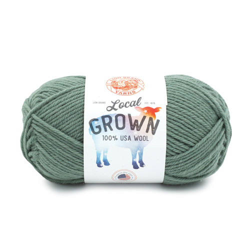 3 Pack Lion Brand Local Grown Yarn-Sagebrush 668-178 - 023032124797