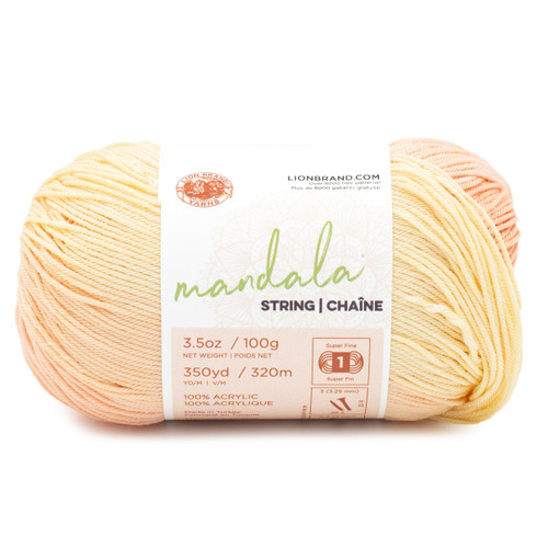 3 Pack Lion Brand Mandala String Yarn-Jazz 557L-201DF - 023032125145