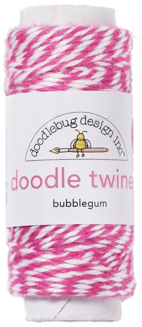3 Pack Doodle Twine Singles 20yd-Bubble Gum DTW-2987 - 842715029873