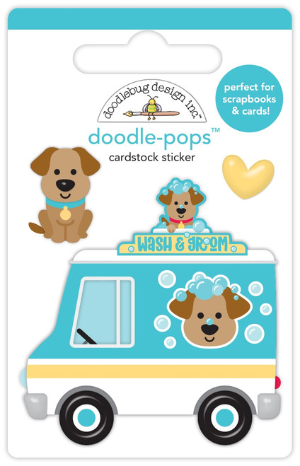 6 Pack - Doodlebug Doodle-Pops 3D Stickers-Wash Wagon - DP7656 - 842715076563 6 Pack - Doodlebug Doodle-Pops 3D Stickers-Wash Wagon - DP7656 - 842715076563
