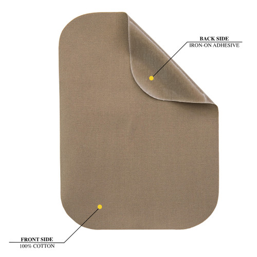 6 Pack - Bondex Iron-On Twill Patches 5"X7" 2/Pkg-Beige - 240 008-091BW 6 Pack - Bondex Iron-On Twill Patches 5"X7" 2/Pkg-Beige - 240 008-091BW