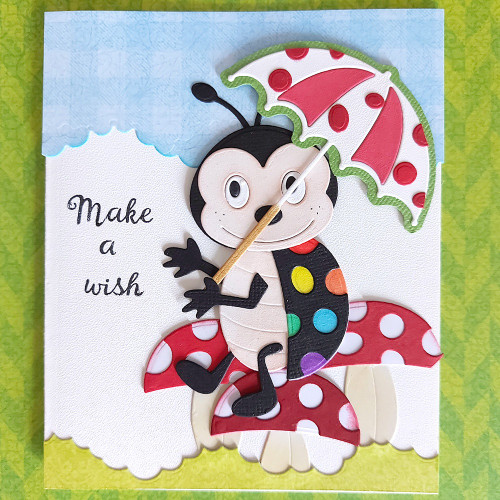 Elizabeth Craft Clear Stamps-Bugs & kisses ECCS316