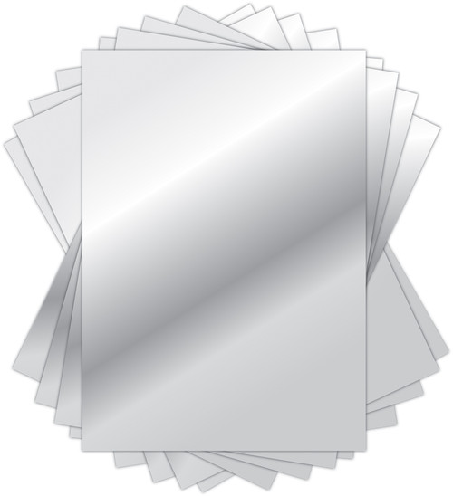 3 Pack - Craft Consortium The Essential Mirror Card A4-Silver - CCEMC-1