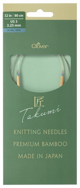 3 Pack TAKUMI Pro Circular Knitting Needles 32"-US 3 / 3.25 mm 3345 - 051221233456