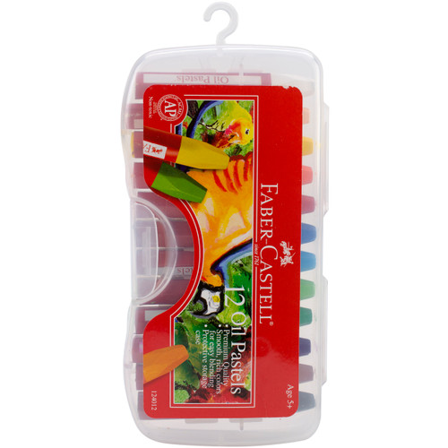 Faber-Castell Oil Pastels 12/Pkg- - 124012 - 092633700303