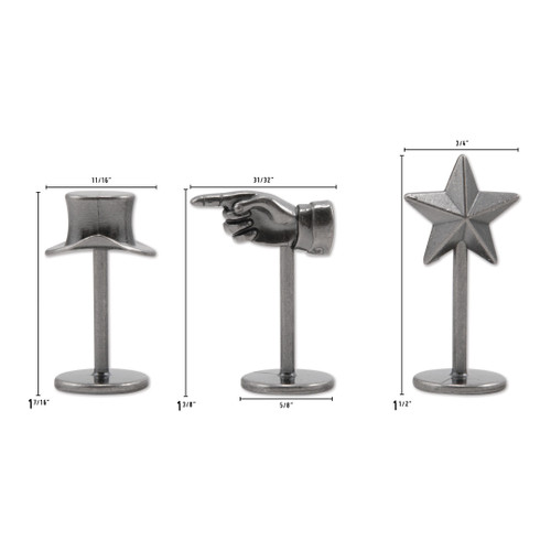 2 Pack Idea-Ology Metal Adornments 3/Pkg-Figure Stands TH94306