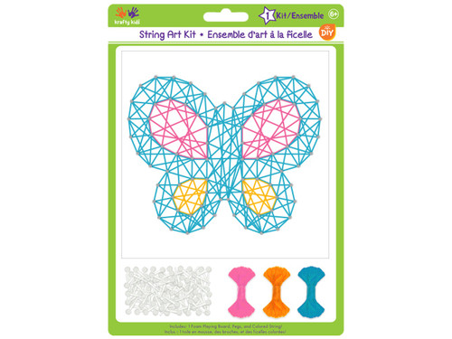 Krafty Kids String Art Kit-Rainbow