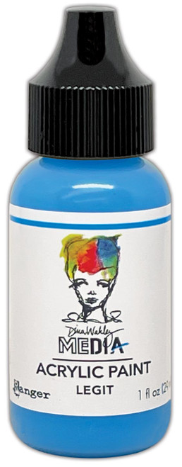 3 Pack - Dina Wakley Media Acrylic Paint 1oz-Legit - MDQ-82859 - 789541082859
