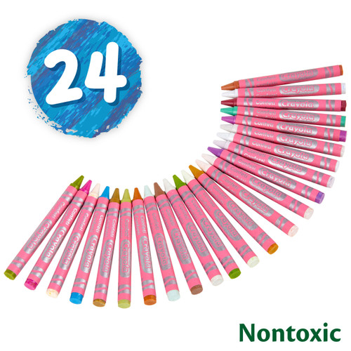 Crayola Crayons 24/Pkg-Confetti 523407