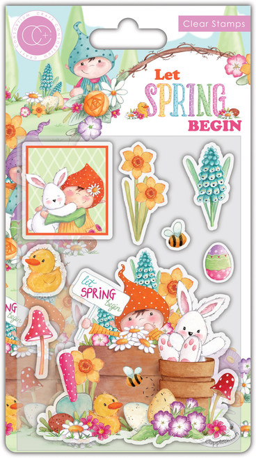 5 Pack Craft Consortium Clear Stamps-Let Spring Begin CSTMP086 - 5060921931246
