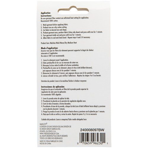 6 Pack - Bondex Iron-On Twill Patches 5"X7" 2/Pkg-Khaki - 240 008-097BW 6 Pack - Bondex Iron-On Twill Patches 5"X7" 2/Pkg-Khaki - 240 008-097BW