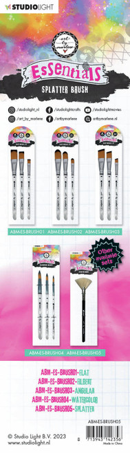 2 Pack - Art By Marlene Essentials Splatter Brush-Nr. 06 - BRUSH05