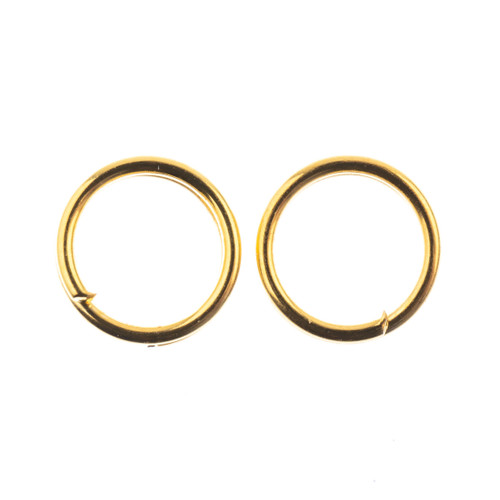 John Bead Split Ring 6mm 142/Pkg-Gold 1401144