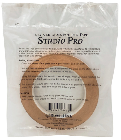 Studio Pro Copper Foil-3/8" 678 - 794366006782