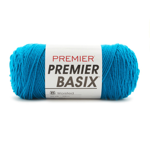 3 Pack Premier Basix Yarn-Bright Blue 1115-77 - 840166824788