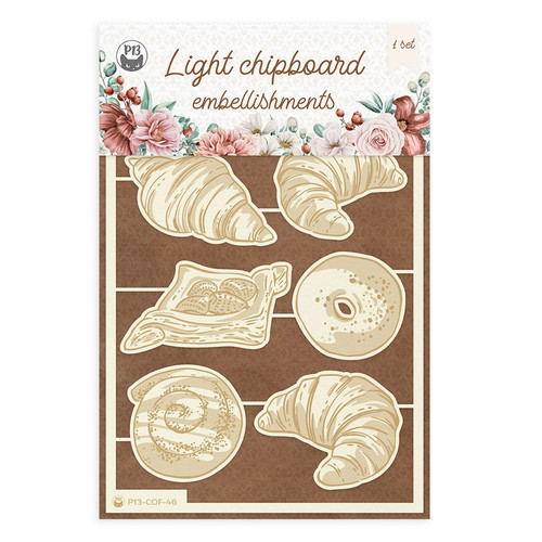 P13 Die-Cut Chipboard Embellishments 4"X6" 7/Pkg-#03 P13COF46 - 5905523081480