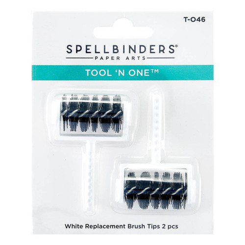 Spellbinders Tool 'n One Replacement Brush Tips-2/Pkg - T046 - 811305039523