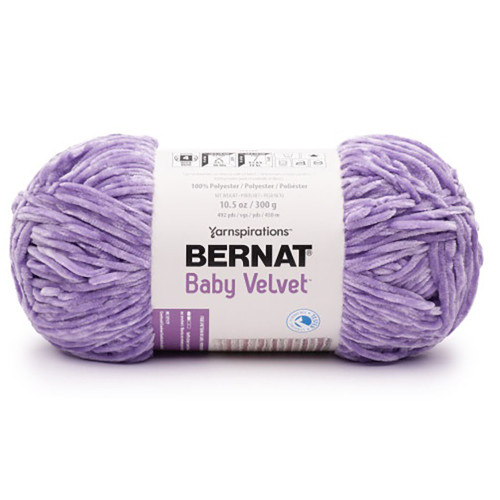 2 Pack - Bernat Baby Velvet Big Ball Yarn-Purple Pansy - 164186-86052 - 057355454934