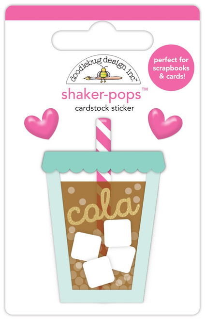 Doodlebug Doodle-Pops 3D Stickers-Soda Sweet, Hello Again - DB8163 - 842715081635