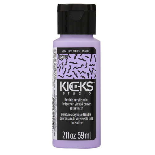 Plaid Kicks Studio Shoe Acrylic Paint 2oz-Lavender KICKSSTU-70641 - 028995706417